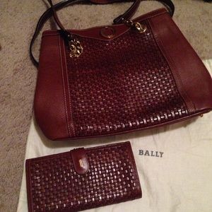 Bally Handbag with matching wallet
